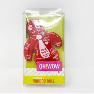 NEW OH!WOW Bad Boss Voodoo Doll